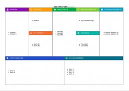 Leanvas: Business Model Canvas (Lean Startups) screenshot 1