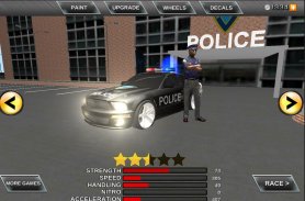 Xe cảnh sát vs đường Racers screenshot 2