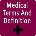Medical Terms And Definition Icon