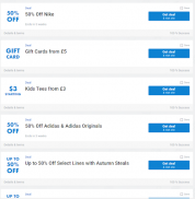 Discount Coupons for JD Sports screenshot 0