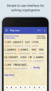 Cryptogram Puzzle Quotes Game screenshot 1