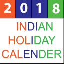 Indian Holiday Calendar 2018 Icon