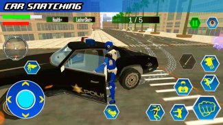 الشرطة روبوت السرعة بطل: ألعاب روبوت الشرطة screenshot 4