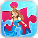 Pink Princess Puzzles Girls Games Icon