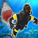 Scuba Diving Simulator: Underwater Shark Hunting Icon