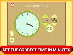 Math Telling Time Clock Spiel - uhr lernen screenshot 4