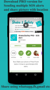 Shake2Safety - تنبيه الطوارئ screenshot 8