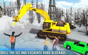 Grand Snow Excavator Sim truck screenshot 1