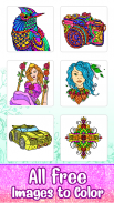 Glitter Color: Adult Coloring Book By Number Pages screenshot 8