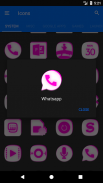 Inverted White and Pink Icon Pack Free screenshot 4