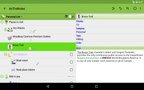 AnTreNotes screenshot 0