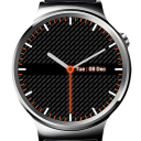 Carbon Fiber Dark Watch Face Icon