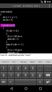 Compiler and debugger for simple C programming screenshot 4