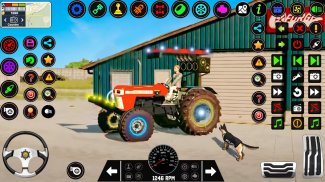 Modern Farming Tractor Game 3d screenshot 9