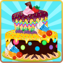 New Year Cake Decoration Icon