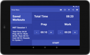 Simple HIIT Interval Timer screenshot 2