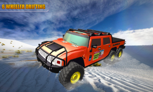 White Desert Truck Racing Drive screenshot 4