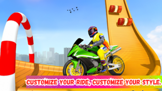 Mega Ramp Bike- Stunt Driving screenshot 0