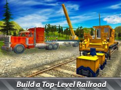 Railroad Building Simulator - construir estrada! screenshot 4