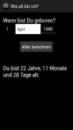 Quantos anos eu tenho? screenshot 2