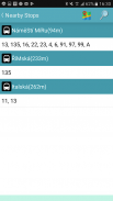 Praha bus timetable screenshot 3