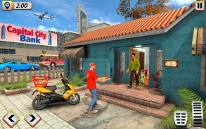 Pizza Delivery Boy Bike Games screenshot 1