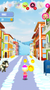 طفل الثلج تشغيل - تشغيل لعبة screenshot 2
