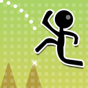 Jumping Stickman Icon