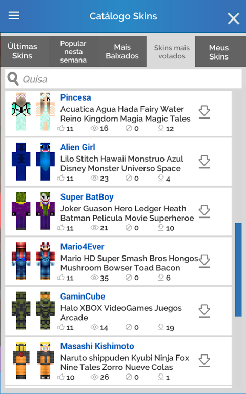 QB9's 3D Skin Editor for Minecraft for Android - Download