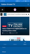 Italian Cricket TV screenshot 1