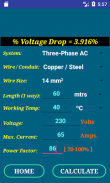 PEC Conductor Size Calculator screenshot 2