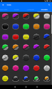 Flat Black and Green Icon Pack ✨Free✨ screenshot 21