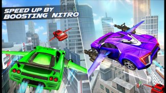 Flying Robot Car: New Free Robot Fighting Games screenshot 1
