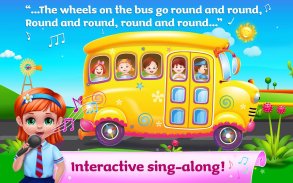 The Wheels on the Bus - Learning Songs & Puzzles screenshot 0