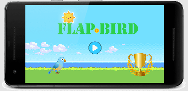 Flap Bird Touch & Voice Casual screenshot 0