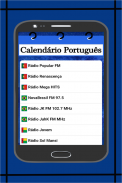 Calendário em Português screenshot 3