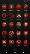 Red Orange Icon Pack screenshot 9