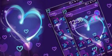 Shiny Neon Love Launcher screenshot 3