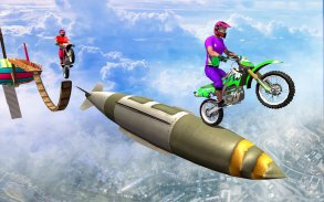 Bike sky stunt 3d – Stunt bike race free games screenshot 4