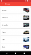 कारें सूची screenshot 1