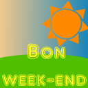 Bon week-end Icon