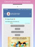 Indian Messenger- Indian Chat App & Social network screenshot 10