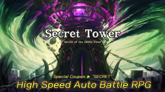 Secret Tower 500F (Fast growing idle RPG) screenshot 0