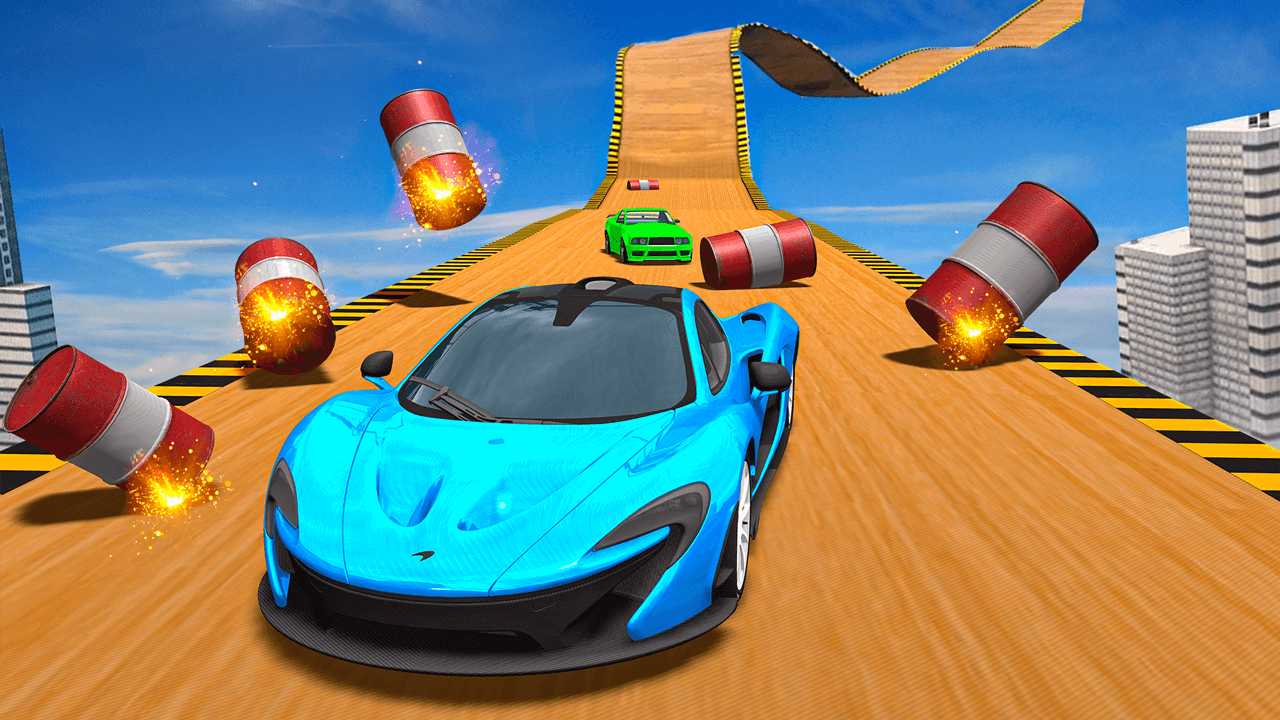 Crazy Car Driving Games: 3D Ramp Car Racing Games APK برای دانلود