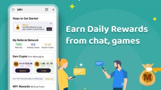 Mall91 Money91, Earn by refer, Shop on TV and chat screenshot 2