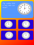 Klokkijken oefenen basisschool screenshot 3