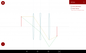 Ray Optics, Óptica Física, Ray Diagram Simulation screenshot 6