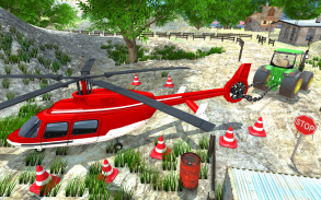 Rural Tractor Pulling Cargo driver 3d screenshot 0