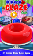 Strawberry Chocolate Mirror Glaze Cake! DIY Chef screenshot 5