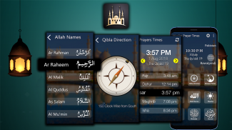 Waktu Shalat Muslim: Qibla Finder, Quran, Compass screenshot 8